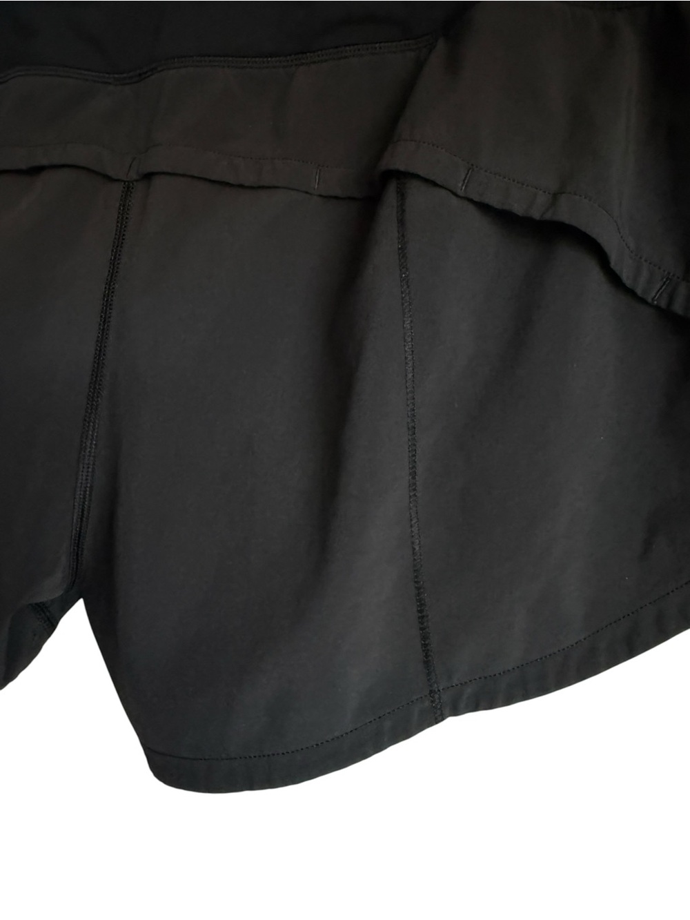 Lululemon Speed Up Low Rise 2.5” Lined Running Shorts Black SZ 8 Reg Zip Pocket - Picture 9 of 11
